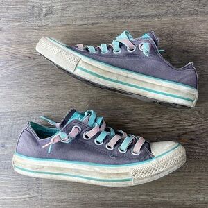 Vintage Converse All Star Double Lace Ox Rabbit Sneaker, women’s size 7